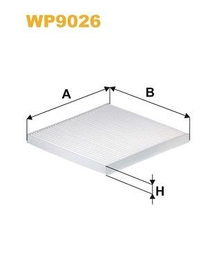 WIX FILTERS WP9026: Filtrs, Salona telpas gaiss Daļiņu filtrs