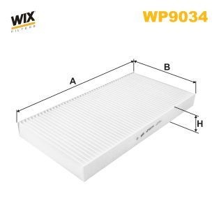 WIX FILTERS WP9034: Filtrs, Salona telpas gaiss Daļiņu filtrs