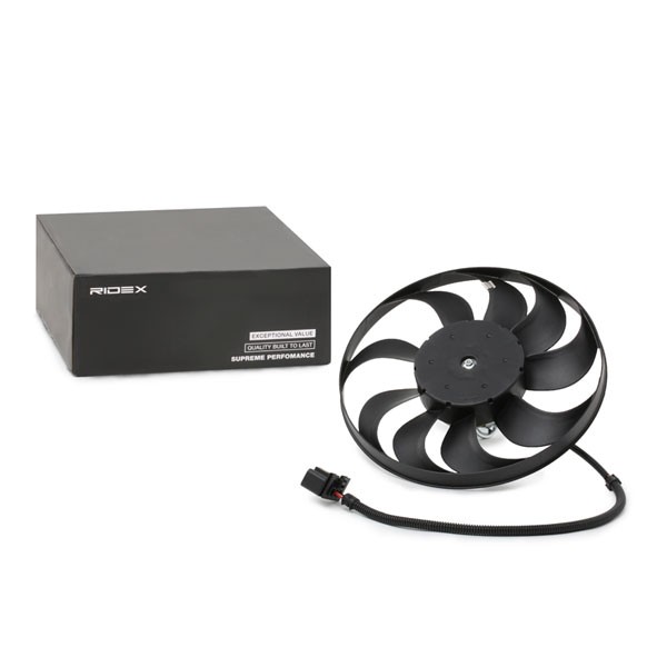RIDEX 508R0075: Ventilátor chladenia motora 290mm, bez nosneho ramu