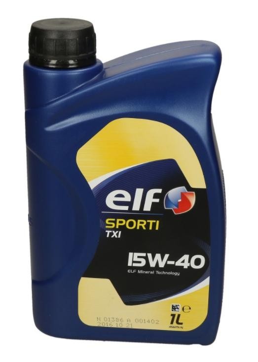 ELF 2196574: Mootoriõli 1l, 15W-40 Sporti, TXI