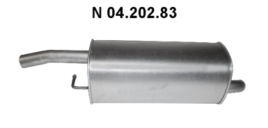VEGAZ FS-533EBER: Lõppsummuti taga, 840mm