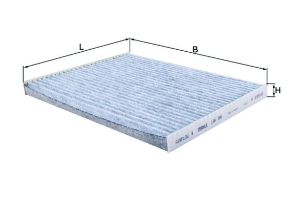 KNECHT LAK 396: Filtrs, Salona telpas gaiss Aktivētās ogles filtrs
