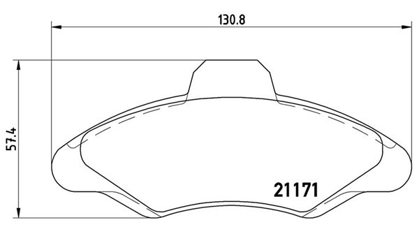 MAGNETI MARELLI 363700424029: Piduriklotsid
