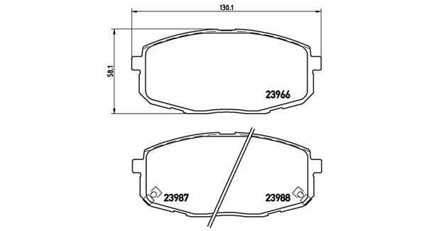 MAGNETI MARELLI 363700430034: Piduriklotsid