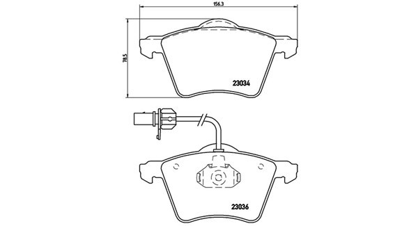 MAGNETI MARELLI 363700485052: Piduriklotsid