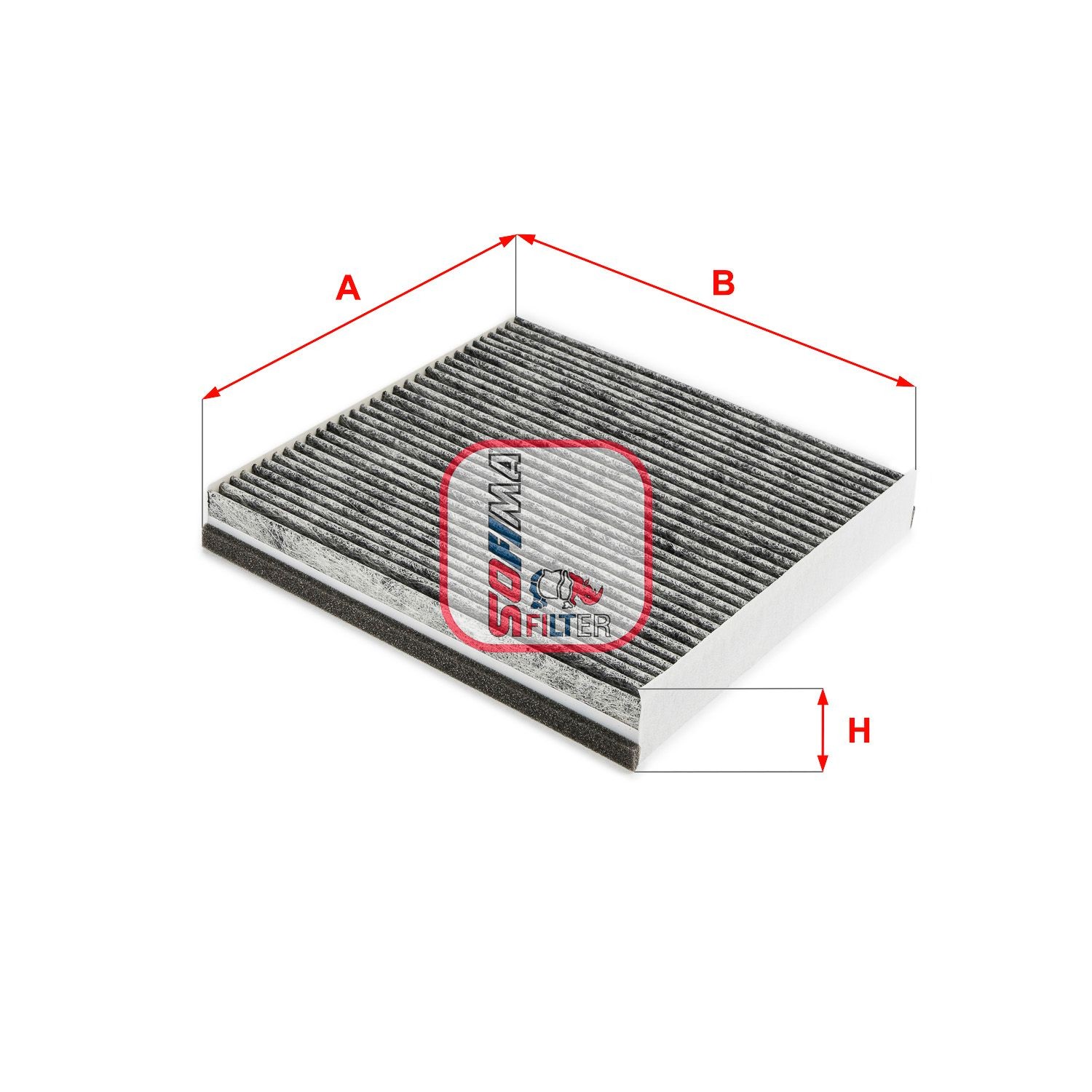 SOFIMA S 4282 CA: Filtro abitacolo Filtro al carbone attivo