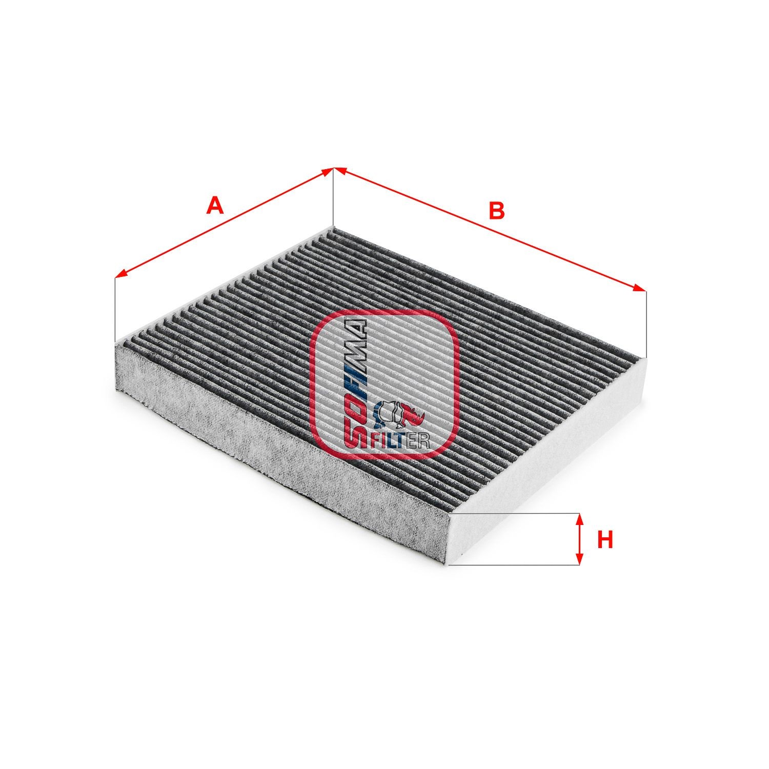 SOFIMA S 4284 CA: Salono filtras aktyvios anglies filtras
