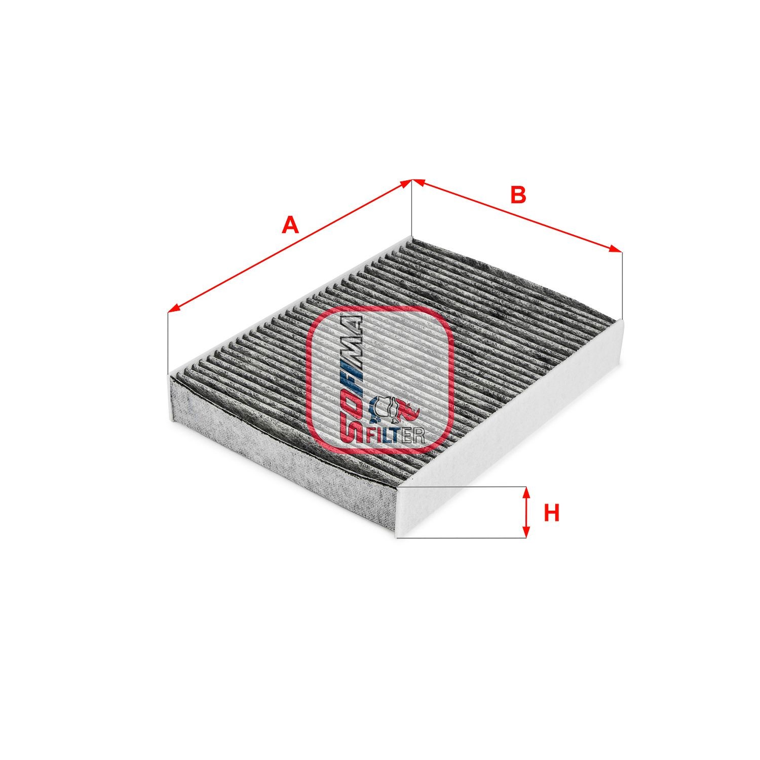 SOFIMA S 4291 CA: Filtrs, Salona telpas gaiss Aktivētās ogles filtrs
