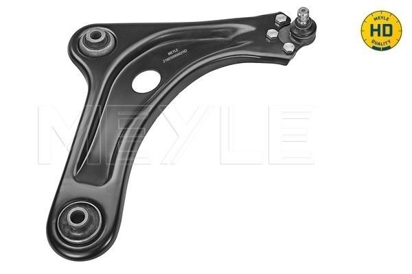 MEYLE 216 050 0060/HD: Bras de suspension Essieu avant droit, Tôle d'acier, avec rotule de suspension, avec support en caoutchouc, Quality