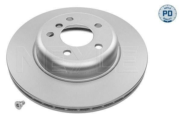 MEYLE 383 521 1004/PD: Piduriketas Esisild, Ø: 330mm, õhutusega, Ø: 330mm, Tsink-lamell-kattega, koos kruvidega, MEYLE-PD Quality