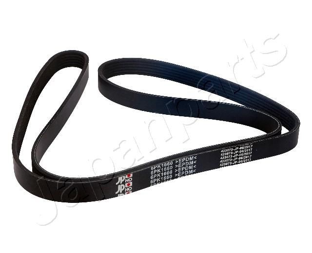 JAPANPARTS DV-6PK1660: Moniurahihna 1660mm, Kiiloja: 6