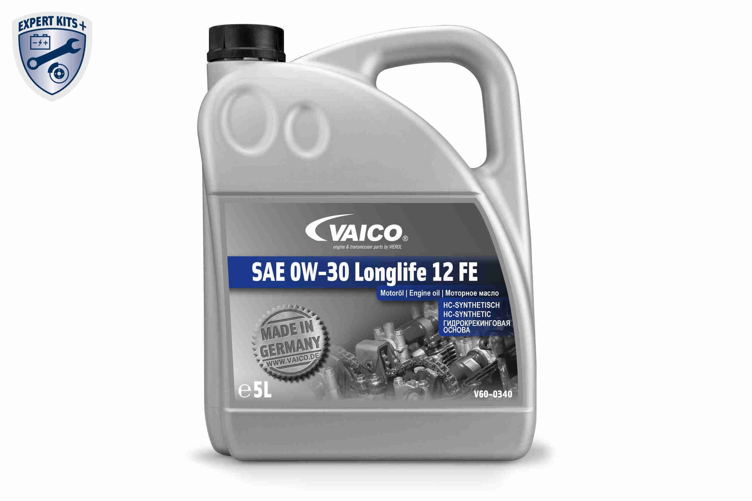 VAICO V60-0340: Mootoriõli 5l, 0W-30