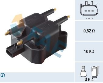 FAE 80349: Bobina de inductie 3poli