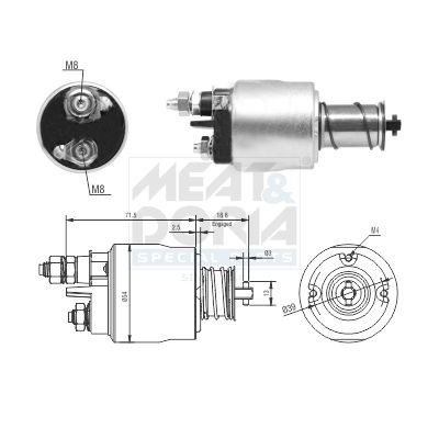 MEAT & DORIA 46311: Elettromagnete motorino avviamento