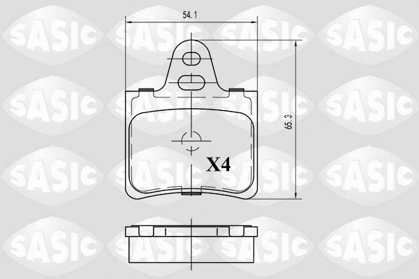 SASIC 6210055: Piduriklotsid Tagasild