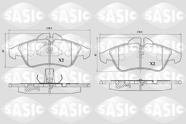 SASIC 6216067: Piduriklotsid Esisild