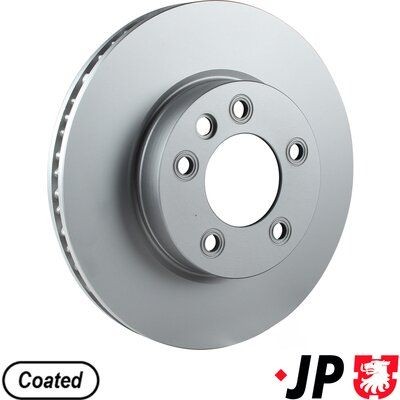 JP GROUP 1163105080: Piduriketas JP esisild paremal, Ø: 330mm, õhutusega, Ø: 330mm, kaetud