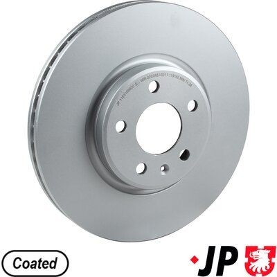 JP GROUP 1163108600: Brzdový kotouč JP přední osa, R: 320mm, větráno, R: 320mm, nátěr