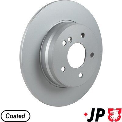 JP GROUP 1363202400: Bremseskive JP bagaksel, Ø: 290mm, fuldstændigt, Ø: 290mm, coatet