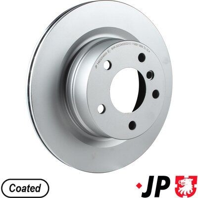 JP GROUP 1463204600: Bremseskive JP bagaksel, Ø: 300mm, indvendigt ventileret, Ø: 300mm, coatet