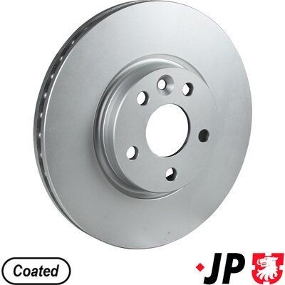 JP GROUP 1563102100: Disco de freno JP Eje delantero, Ø: 300mm, ventilación interna, Ø: 300mm, revestido