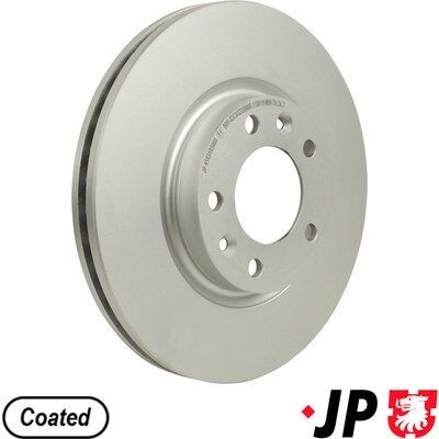 JP GROUP 4163103000: Bremseskive JP foraksel, Ø: 282mm, ventileret, Ø: 282mm, coatet