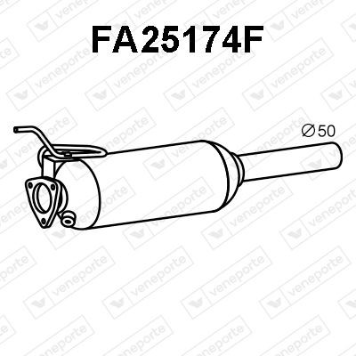 VENEPORTE FA25174F: Tahmafilter koos osadega