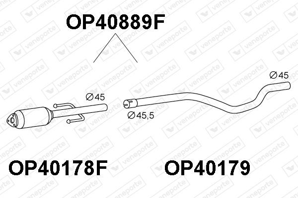 VENEPORTE OP40889F: Tahmafilter koos osadega