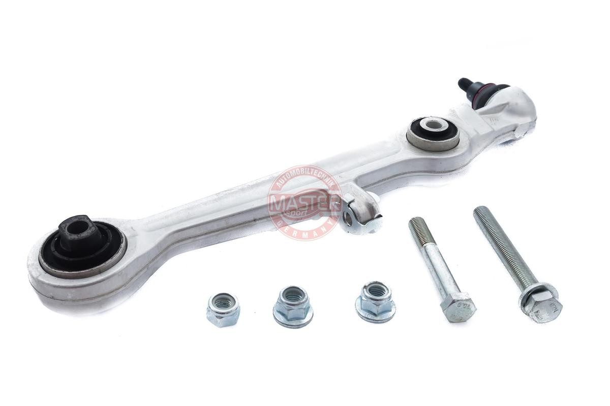 MASTER-SPORT 13673-SET-MS: Bras de suspension Essieu avant, inférieur, côté conducteur ou passager, avant, Aluminium, avec accessoires, avec support en caoutchouc