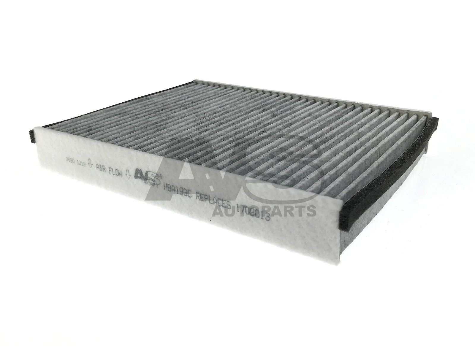 AVS AUTOPARTS HBA193C: Filtr, vzduch v interiéru Filtr s aktivním uhlím