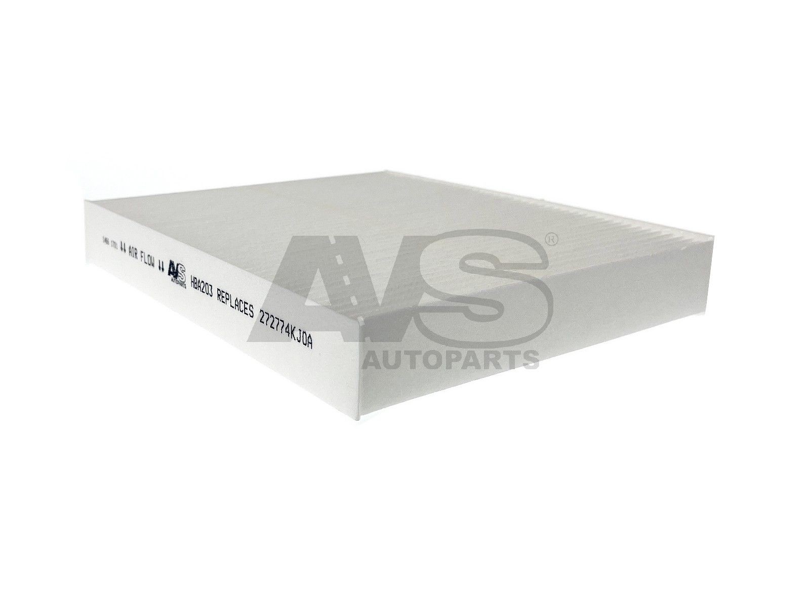 AVS AUTOPARTS HBA203: Filtrs, Salona telpas gaiss Daļiņu filtrs