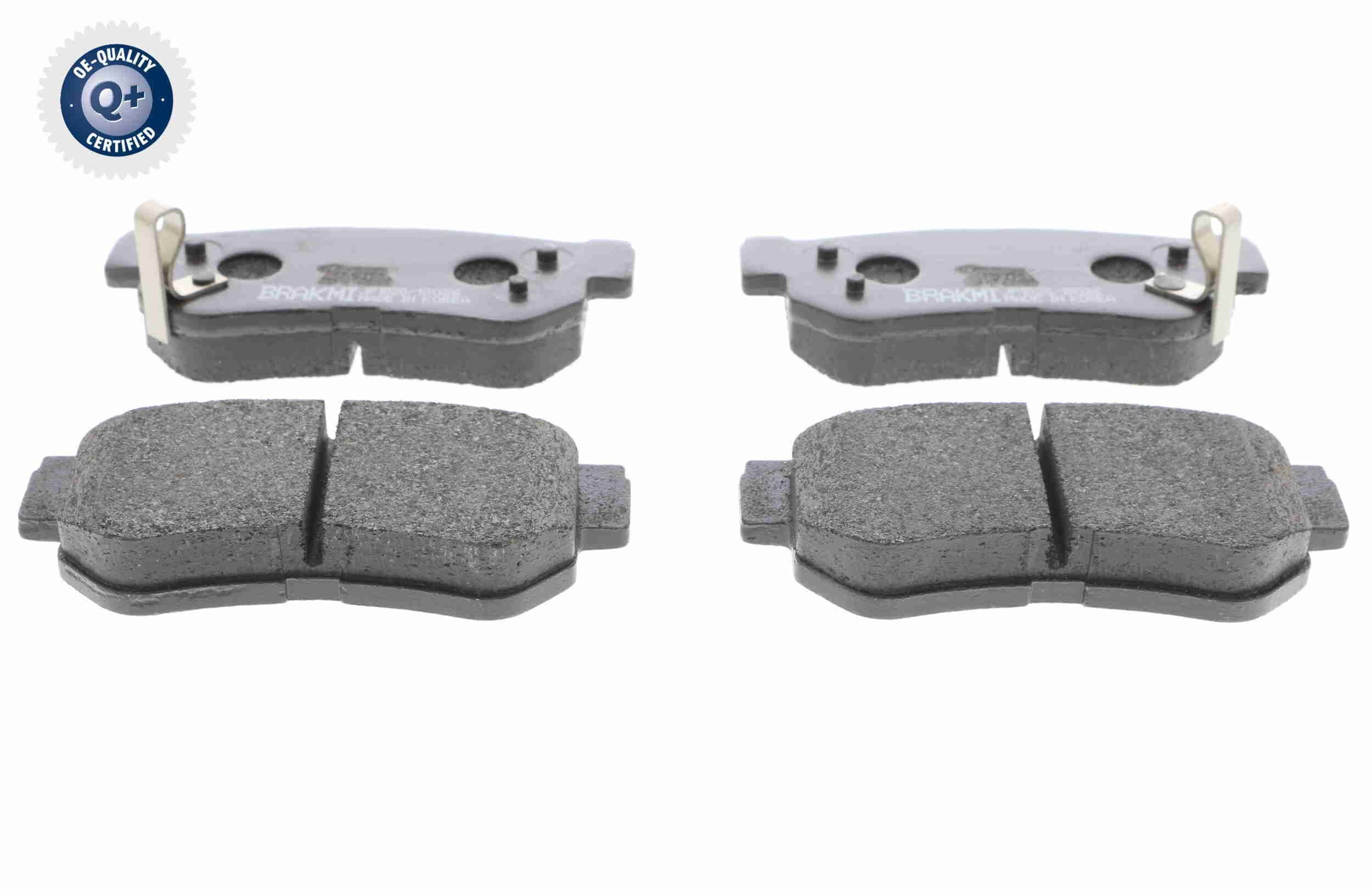 ACKOJA A52-2123: Piduriklotsid Q+, original equipment manufacturer quality Tagasild