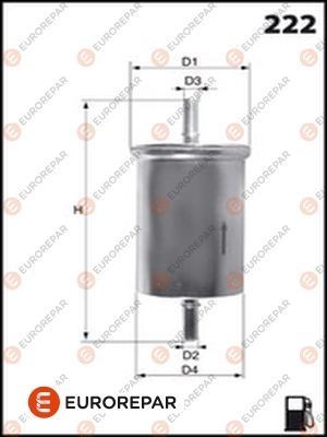 EUROREPAR E145075: Degvielas filtrs