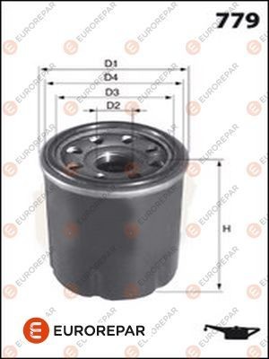 EUROREPAR E149167: Eļļas filtrs
