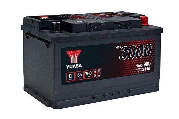 YUASA YBX3115: Starterio akumuliatorius YBX3000 SMF Batteries