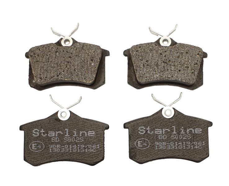 STARLINE BD S002S: Plăcuțe de frână puntea spate
