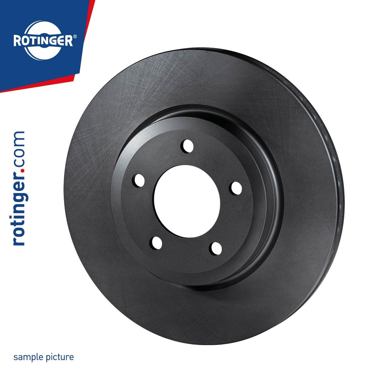 ROTINGER RT 2524-GL: Piduriketas GRAPHITE LINE Esisild, Ø: 283mm, õhutusega, Ø: 283mm, tsingitud