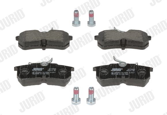 JURID 571998D: Kit pastiglie freni con accessori
