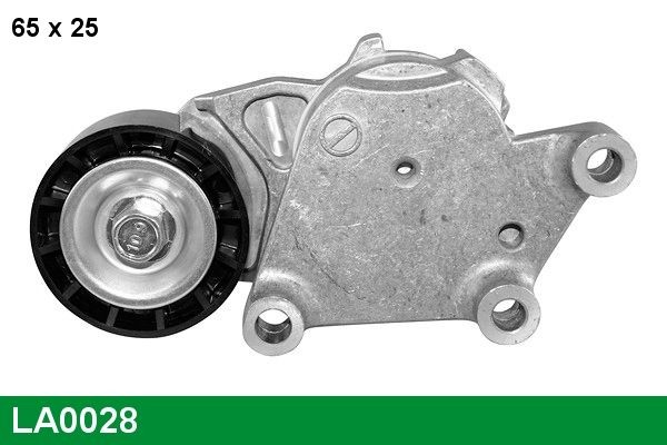 LUCAS LA0028: Įtempiklio skriemulys, V formos rumbuotas diržas Ø: 65mm