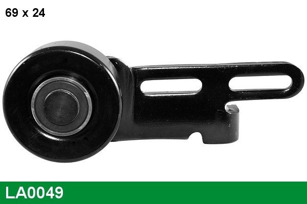 LUCAS LA0049: Įtempiklio skriemulys, V formos rumbuotas diržas Ø: 69mm, Ø: 69mm