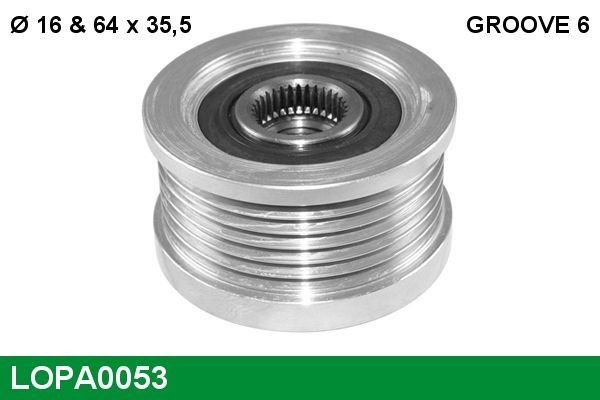 LUCAS LOPA0053: Dispositivo ruota libera alternatore