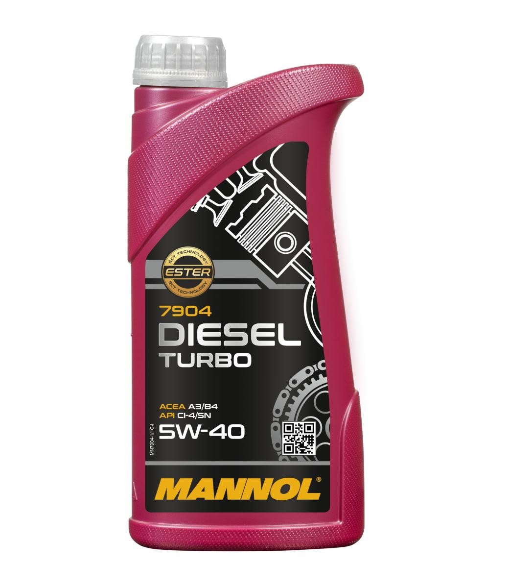 MANNOL MN7904-1: Mootoriõli 1l, 5W-40 DIESEL TURBO