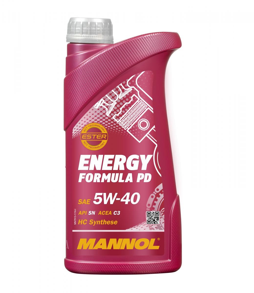 MANNOL MN7913-1: Mootoriõli 1l, 5W-40 ENERGY FORMULA PD