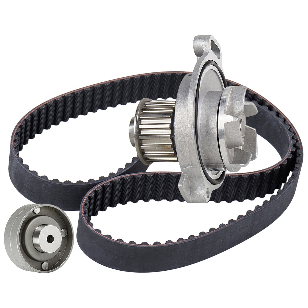 RIDEX 3096W0102: Kit de distribution + pompe à eau Nbr. dents: 122, Largeur: 26,5mm, avec pompe à eau