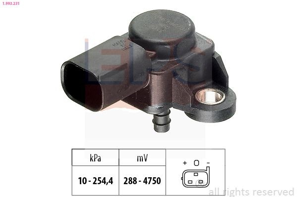EPS 1.993.231: Andur, kompressorirõhk Made in Italy - OE Equivalent