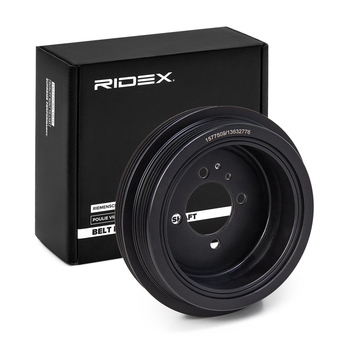 RIDEX 3213B0093: Fulie curea, arbore cotit
