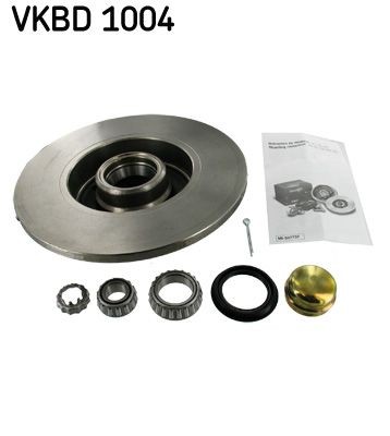 SKF VKBD 1004: Tarcza hamulcowa Ø: 226[mm], pełny, Ø: 226[mm], ze zintegrowanym łożyskiem koła
