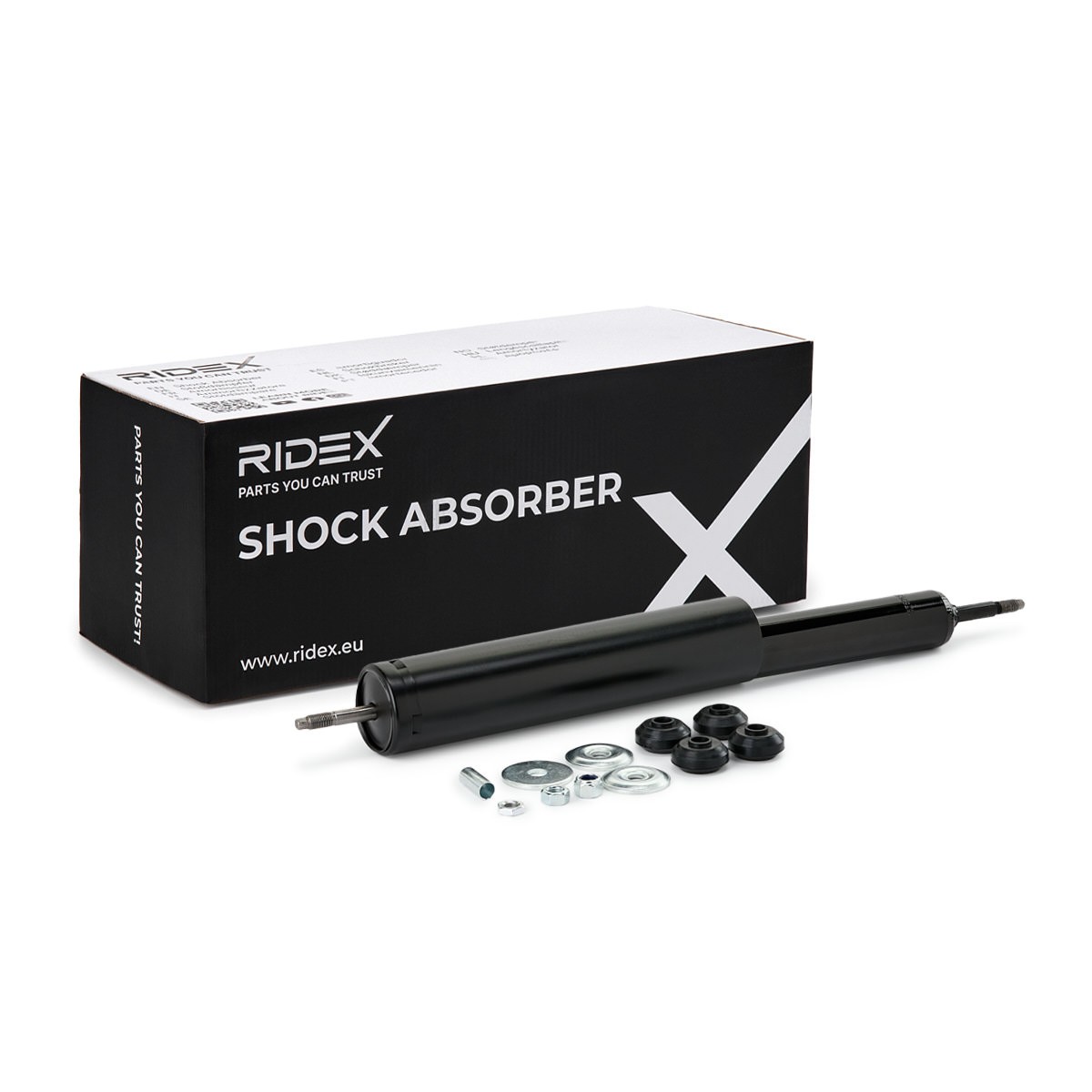RIDEX 854S1908: Αμορτισέρ Πίσω άξονας, Πίεση λαδιού, Τηλεσκοπικό αμορτισέρ
