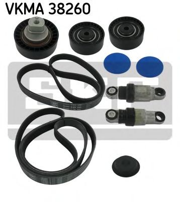 SKF VKMA 38260: Jeu de courroies trapézoïdales à nervures