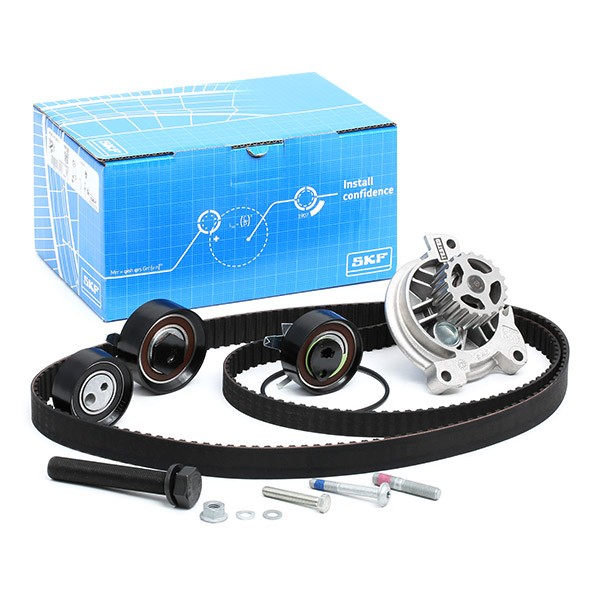 SKF VKMC 01258-1: Pompă apă + kit distribuție cu garnituri, cu ax fuzeta